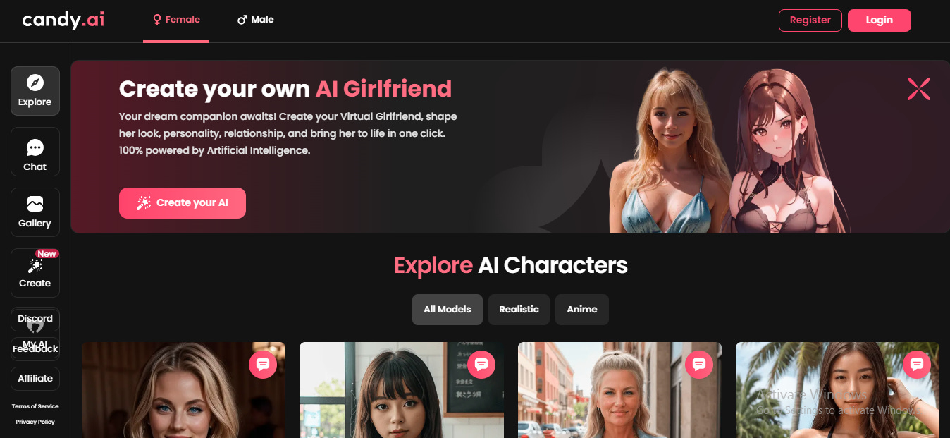 CandyAI The Top AI Sexting Apps