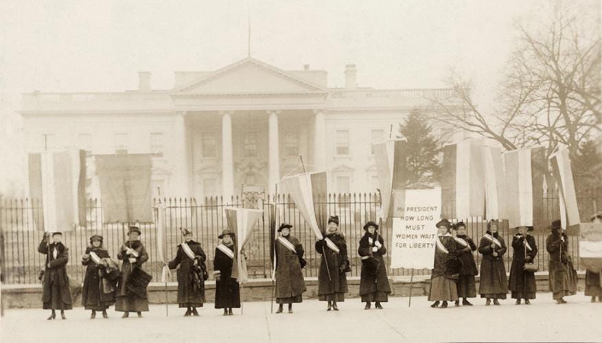 1917: Suffragists Target the White House | NewseumED