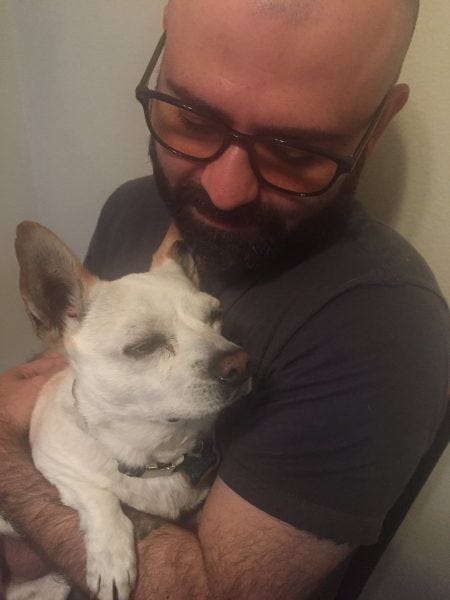 davy perez with dog supernatural