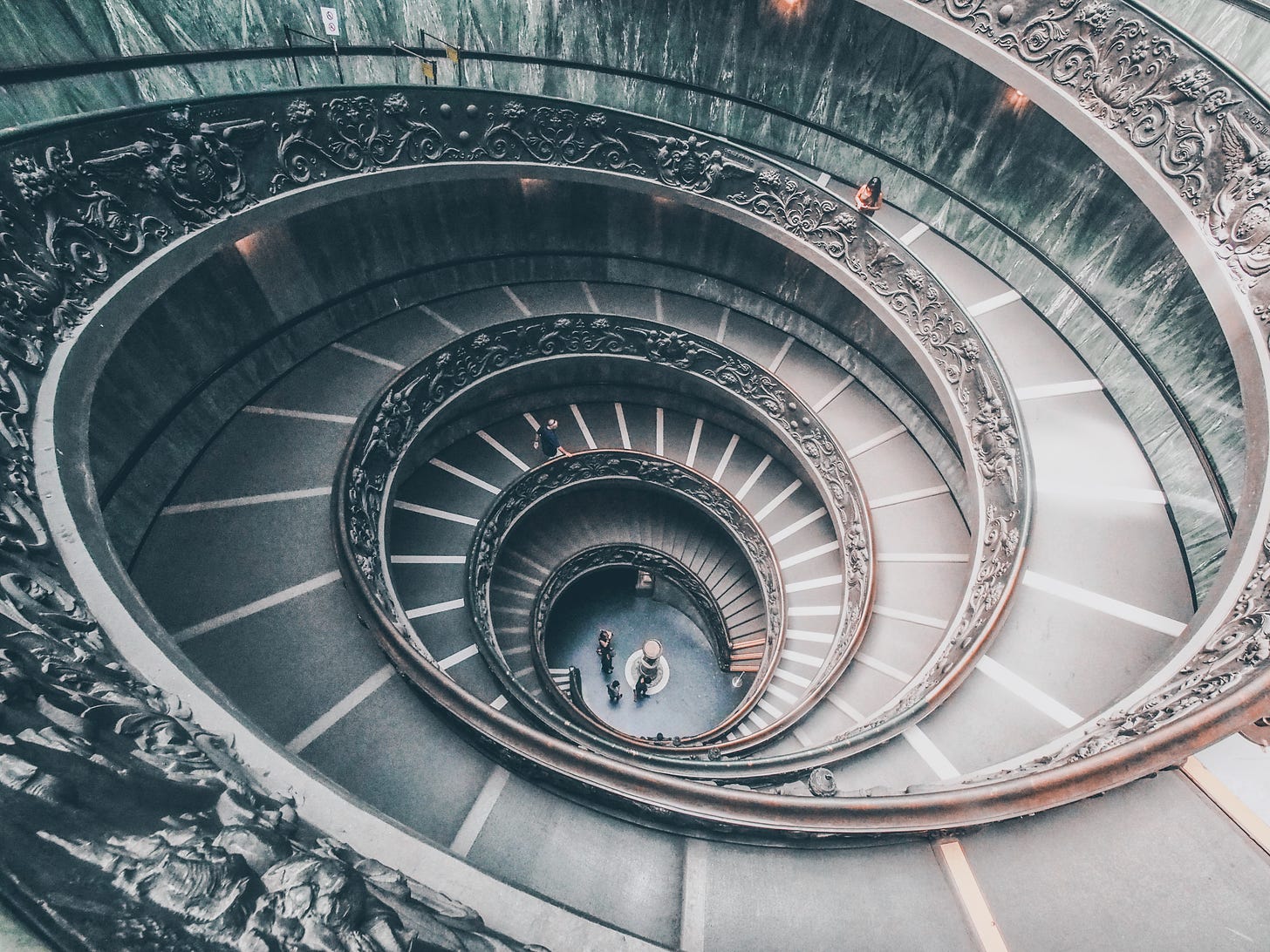 Photo of a Spiral Staircase in Vatican Museum · Free Stock Photo