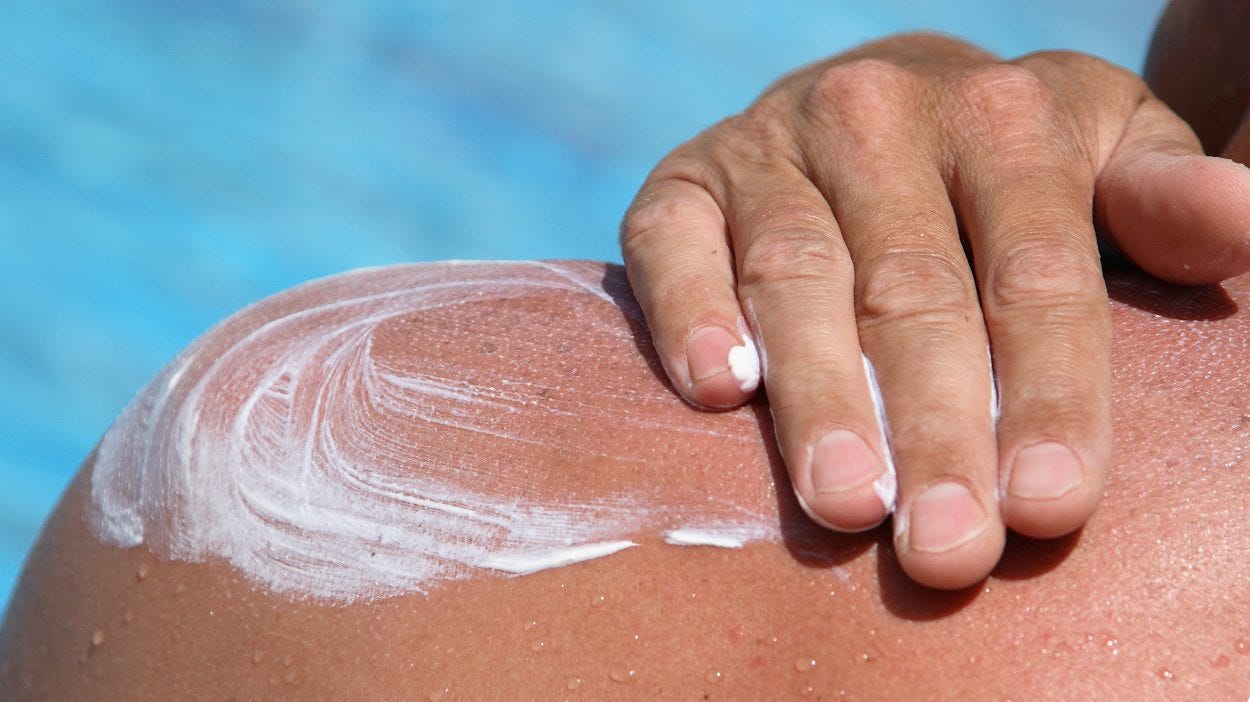 Suntan lotion on a scar? Use sun protection on your scars! - ALHYDRAN CO UK