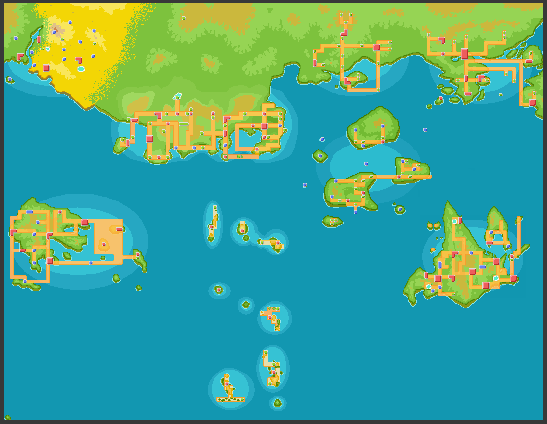 Pokéarth covers every area from each of the main Pokémon titles, including the Pokémon Ranger games