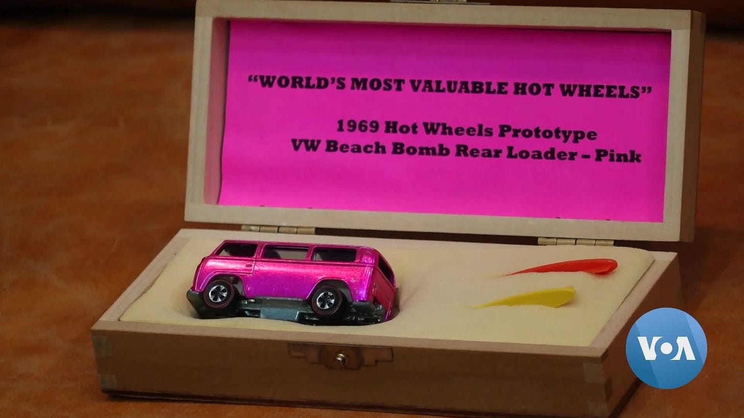 Hobbyist Compiles Rare and Expensive Hot Wheels Collection