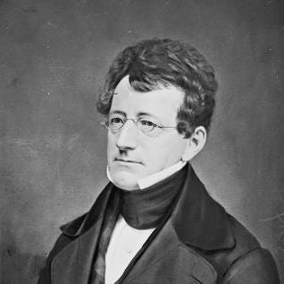 Peter Parley Goodrich, between 1855 and 1865. [Politician and author, better known under his pseudonym Peter Parley]. Artist Unknown. (Photo by Heritage Art/Heritage Images via Getty Images)