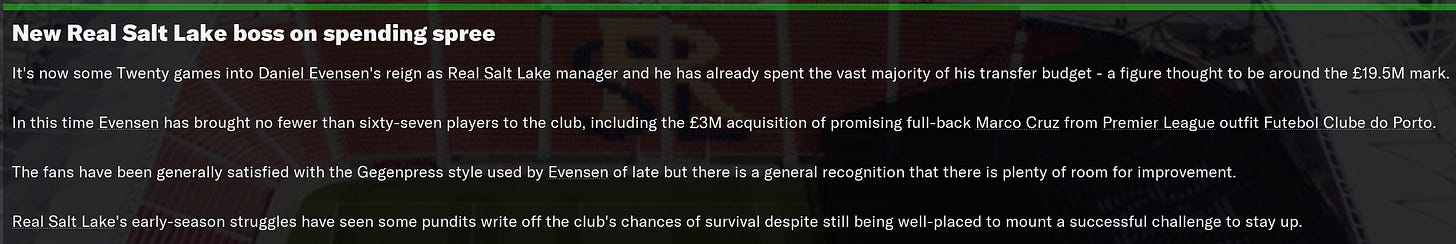 Football Manager 2021 Spending Spree