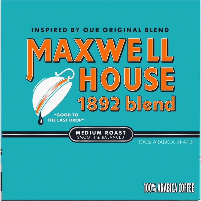 Maxwell House 1892 Blend Smooth & Balanced Medium Roast K-Cup® Coffee Pods,  12 ct Box - Walmart.com