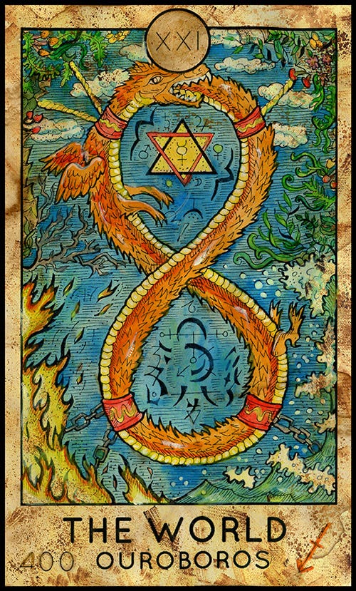 Tarot Oracle Answer: The World (Fantasy Deck) | Cafe Astrology .com