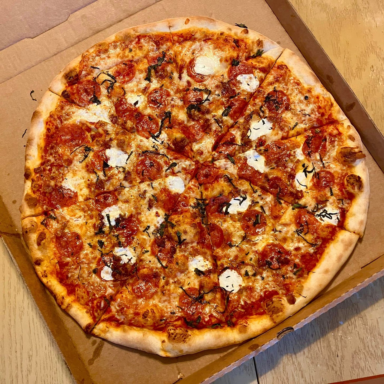 May be an image of pizza