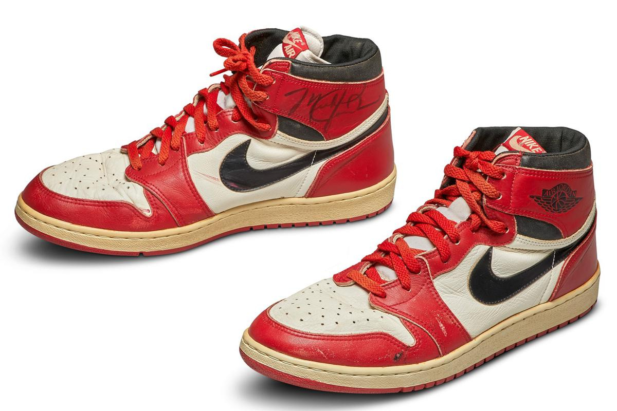 Original Air Jordan sneakers fetch $672,000 and smash auction records