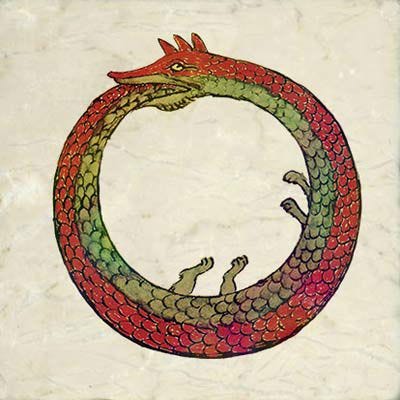Ouroboros dragon from the Clavis Inferni sive magia alba et nigra approbata  Metratona, 18th century | Medieval dragon, Ouroboros art, Ancient dragon