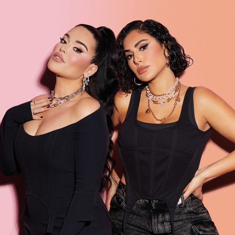 Huda and Mona Go Head-to-Head for Huda Beauty's Biggest Launch