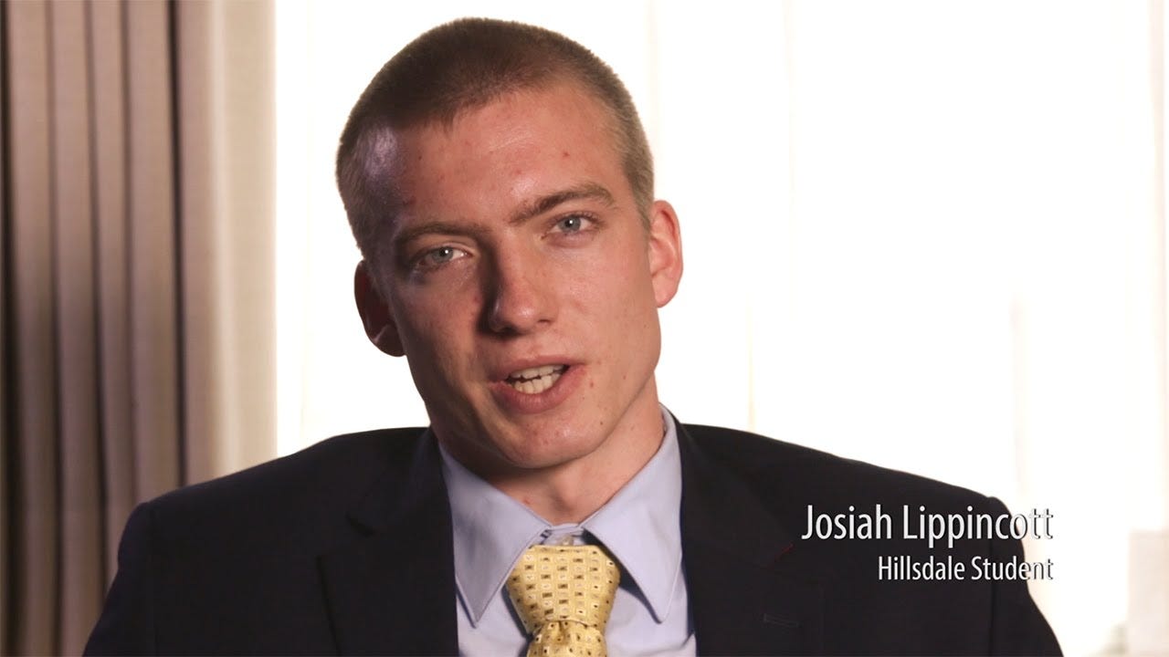 Washington-Hillsdale Internship Program - Josiah - YouTube