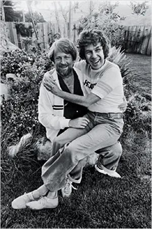 Brian Wilson with Eugene Landy on his lap