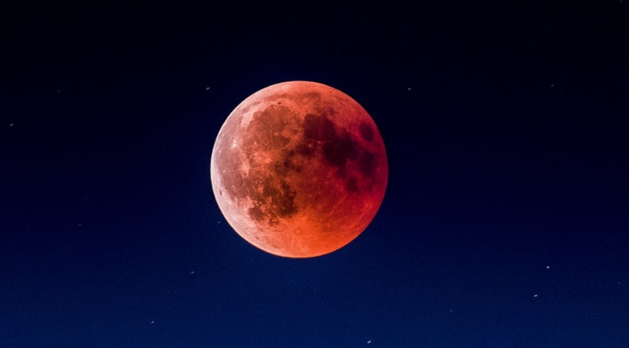 blood moon at night time blood moon at night time