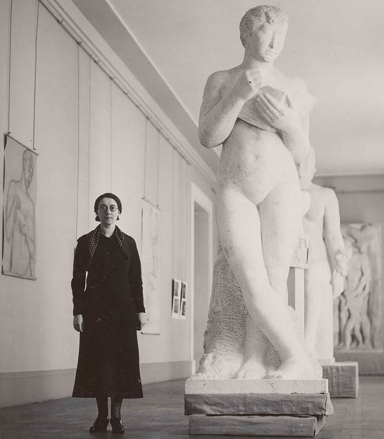 Rose Valland 1934 Jeu de Paume assistant curator Rose Valland 1934 Jeu de Paume assistant curator