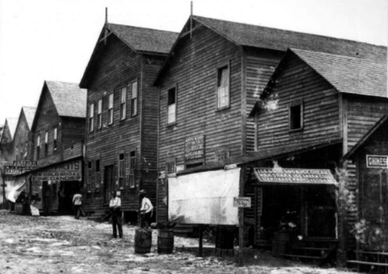 The Lobby pool hall where incorporation proceedings occurred on July 28, 1896.