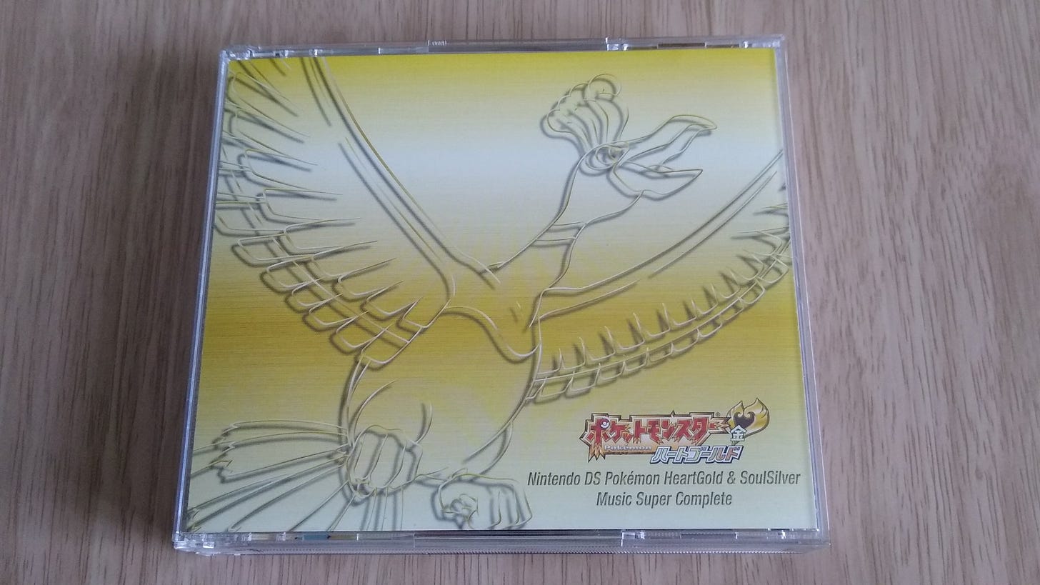 Pokémon HeartGold & SoulSilver Music Super Complete was released in Japan on October 28th, 2009