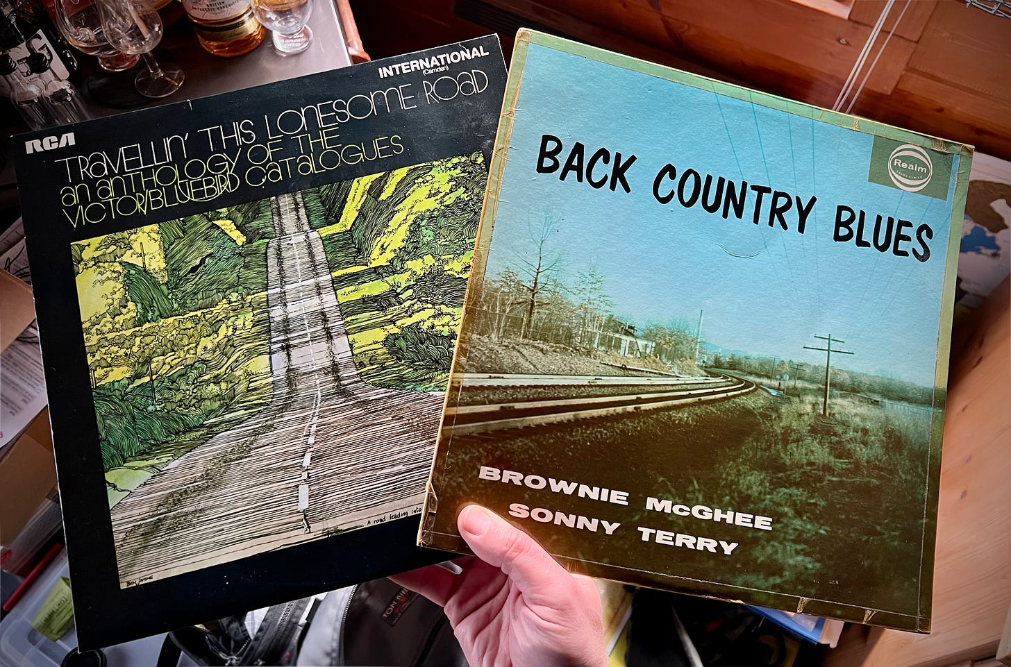 Two records. Travelling this lonesome road and The Back Country Blues.