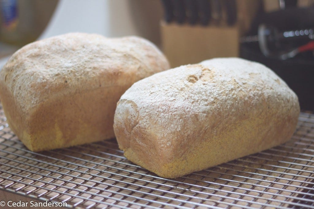 Whole Wheat English Muffin Loaf