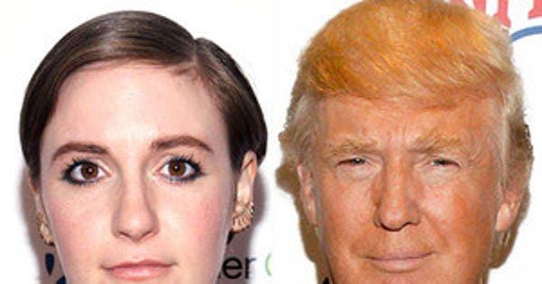 donald trump ready for lena dunham's canada move 2016 gossip