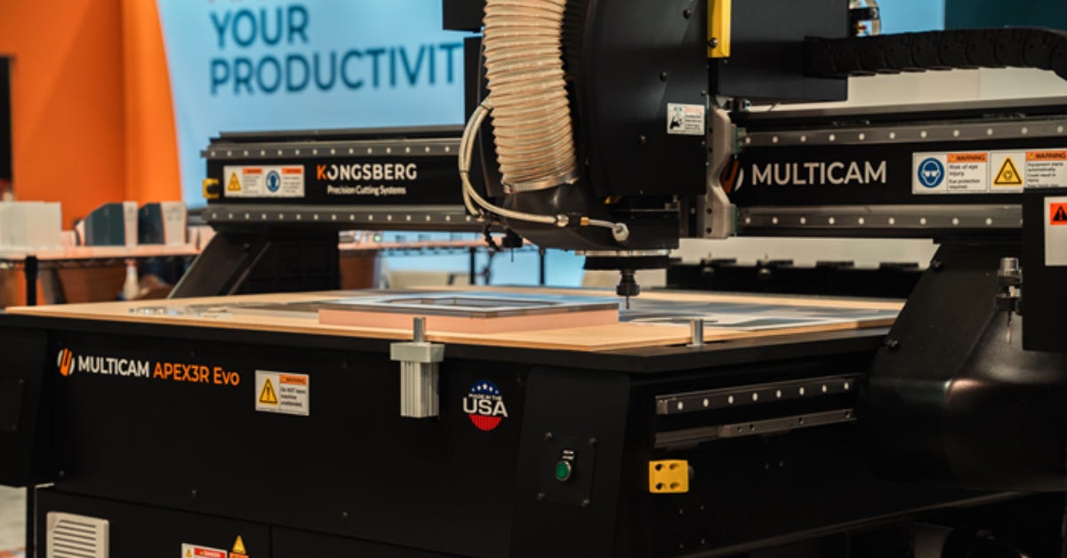 Kongsberg Launched the New MultiCam Apex3R Evo at PRINTING United 2024