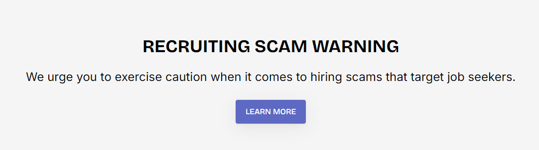 recruitment scam