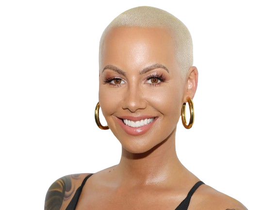 Image of Amber Rose, pop culture figure who endorsed Trump for his leadership qualities and assertiveness.