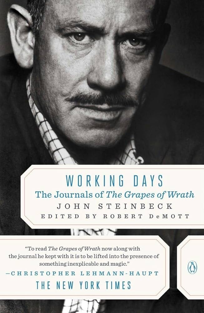 Amazon.com: Working Days: The Journals of The Grapes of Wrath:  9780140144574: Steinbeck, John: Books