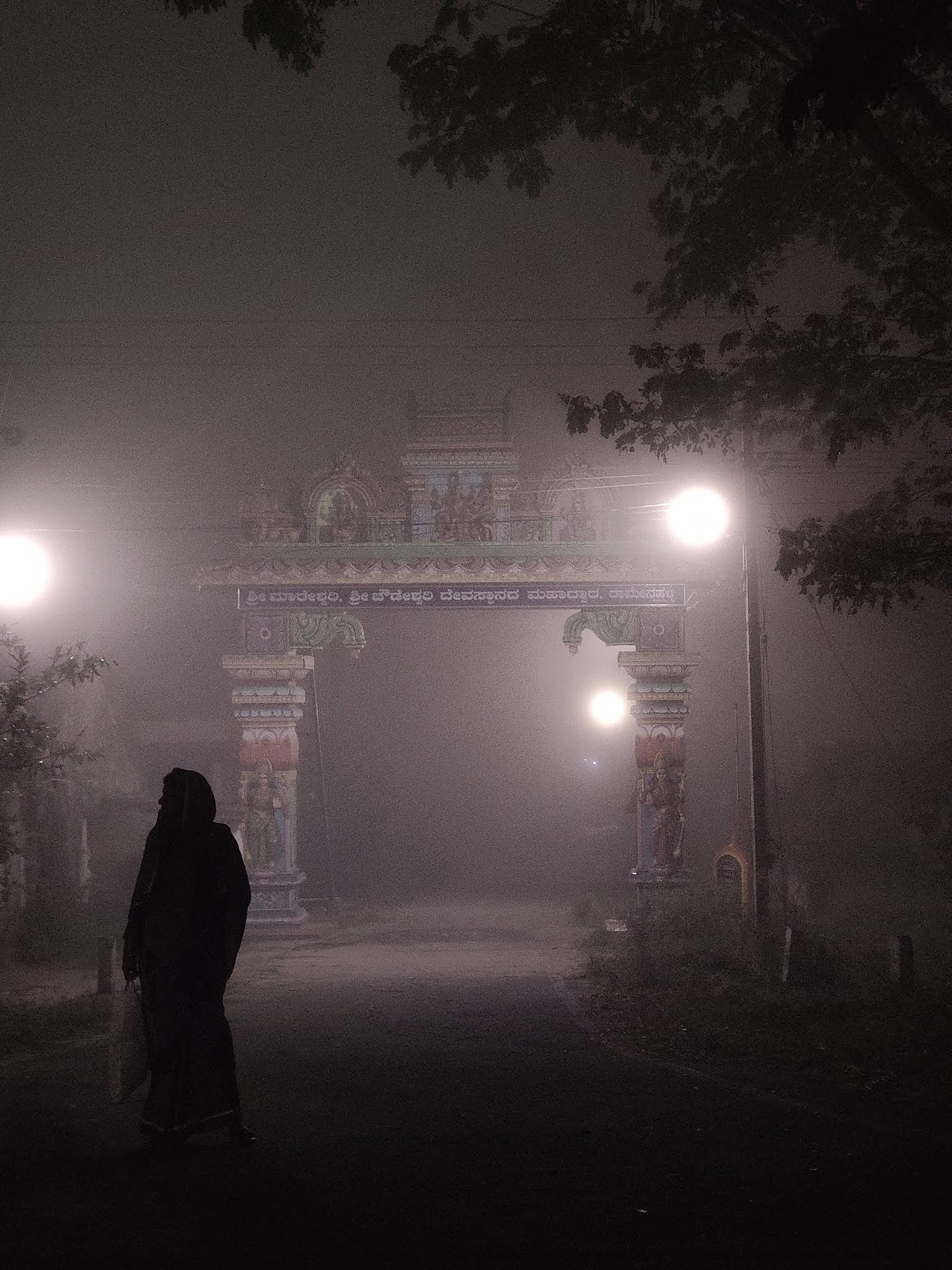 A click of the temple road near chimagalur