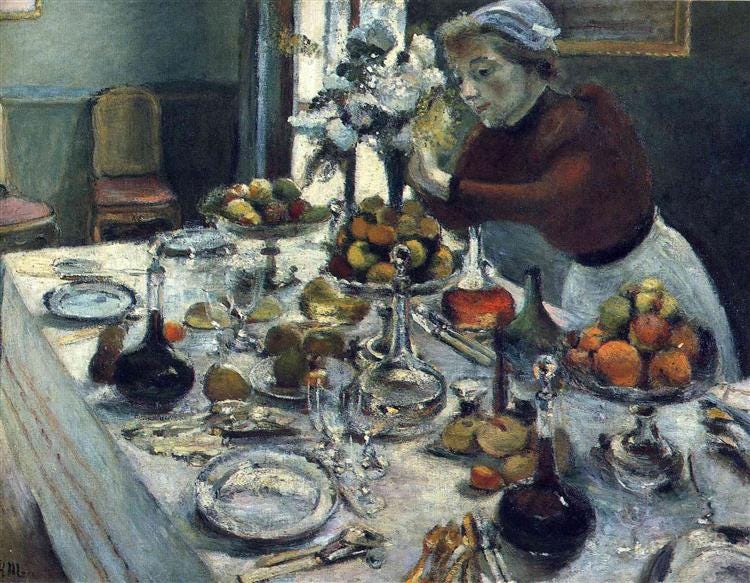 The Dinner Table, 1896 - 1897 - Henri Matisse