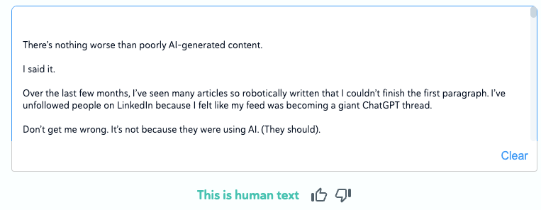 how to make an essay sound less ai generated