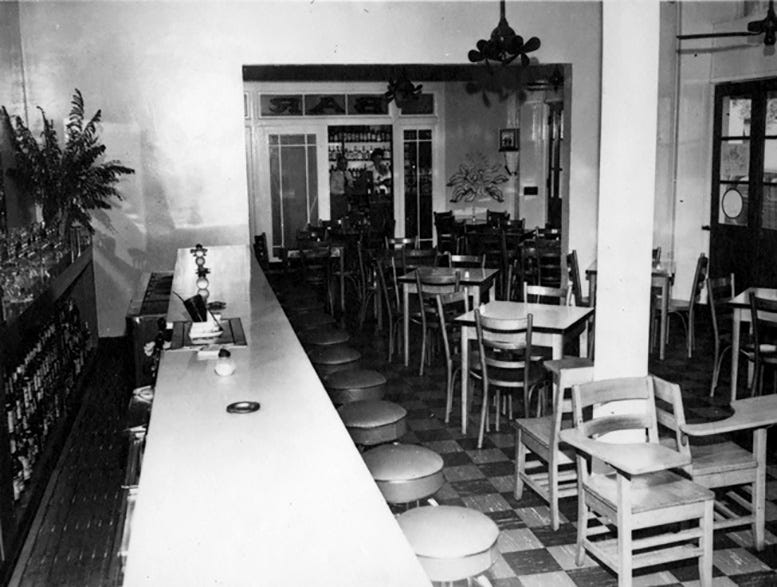 Figure 4: Bar at U.S. Hotel in 1935