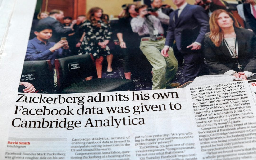 L'affaire Cambridge Analytica (et ses conséquences pour la publicité  Facebook)