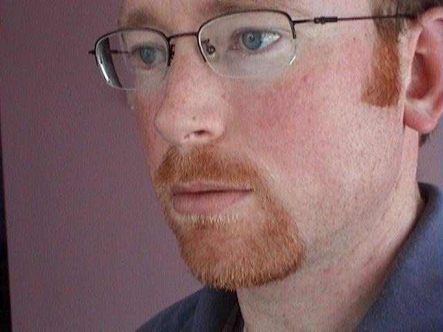My weblog avatar in January 2004