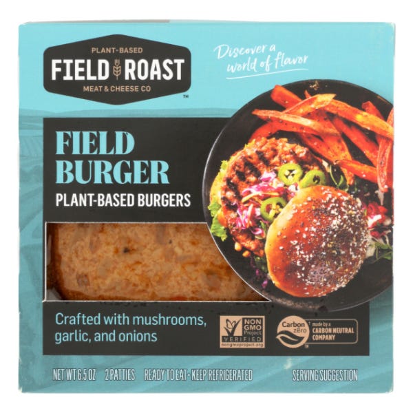Field Roast Field Burger, Plant Based