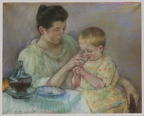 Mother Feeding Child | Mary Cassatt | 22.16.22 | Work of Art ...