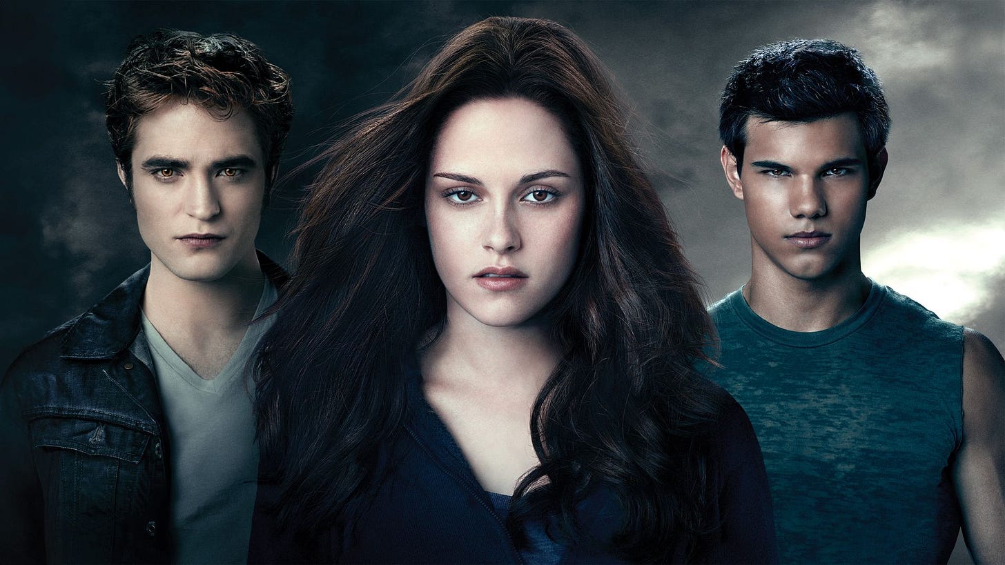 Bell Swan, Edward Cullen, Jacob Black of the Twilight Saga