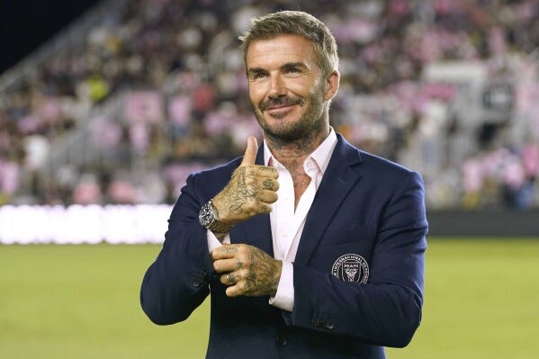 David Beckham, Gary Oldman and others honored by King Charles III | AP News