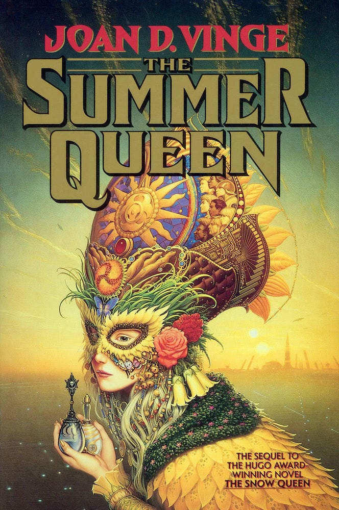 Book coverfor THE SUMMER QUEEN by Joan Vinge, published by Warner / Questar