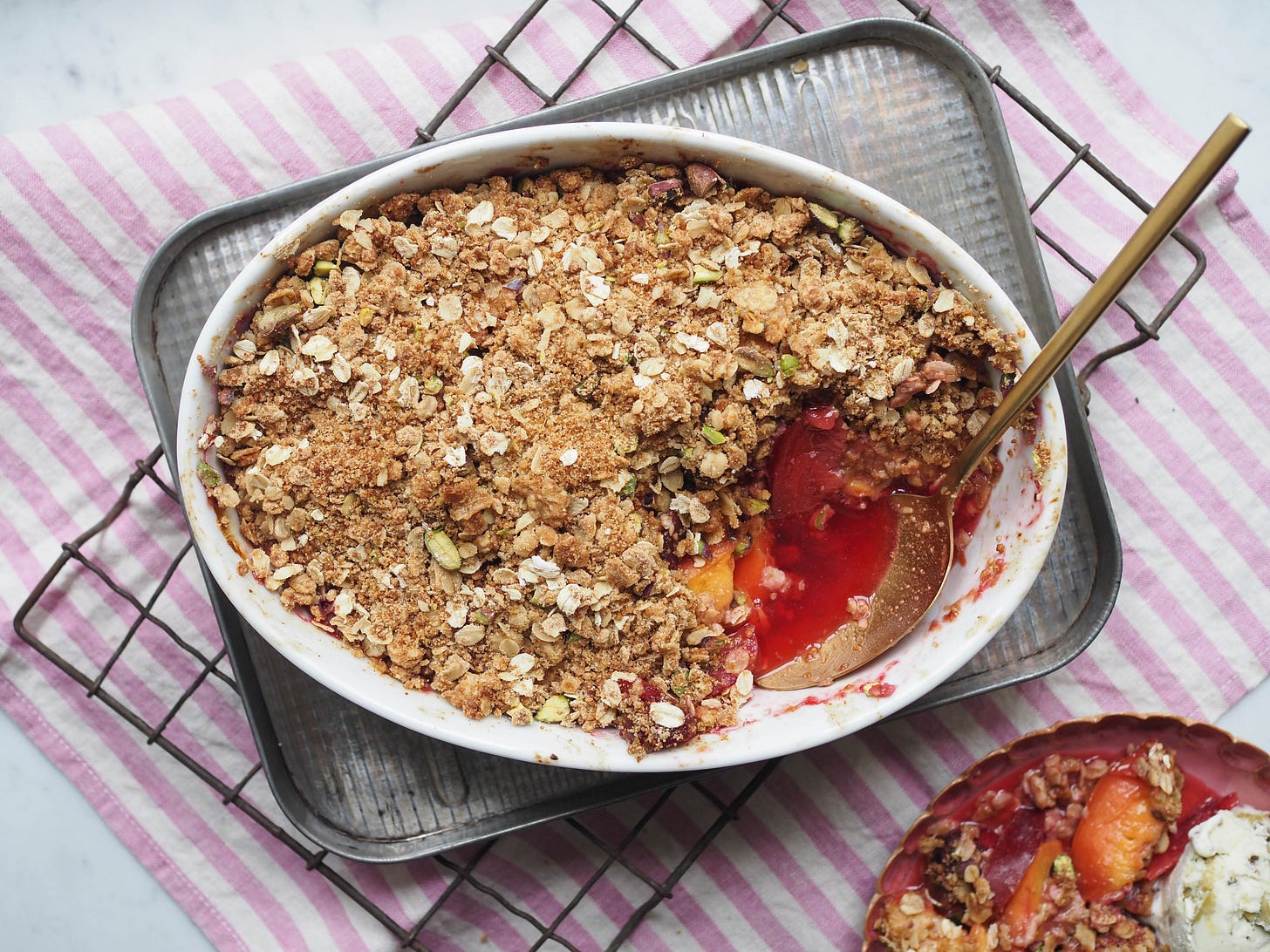 Stone Fruit Crumble