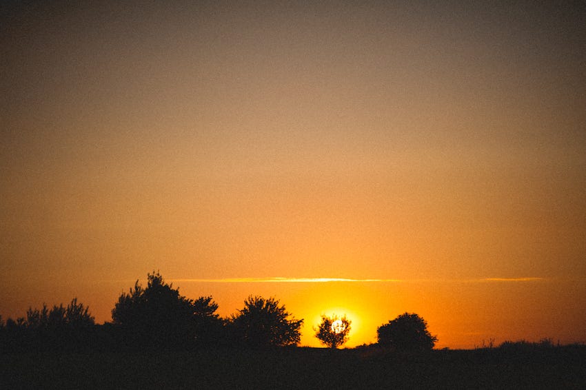 sunset in skåne