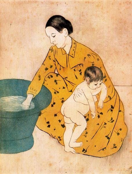 The Child's Bath, 1893 - Mary Cassatt