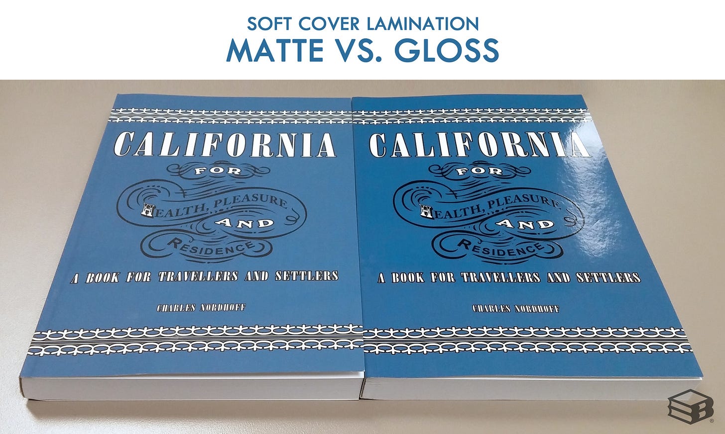 While gloss lamination catches the eye with high-contrast colors and sheen, matte lamination offers an understated, soft look and feel to your paperback book. While gloss lamination catches the eye with high-contrast colors and sheen, matte lamination offers an understated, soft look and feel to your paperback book.