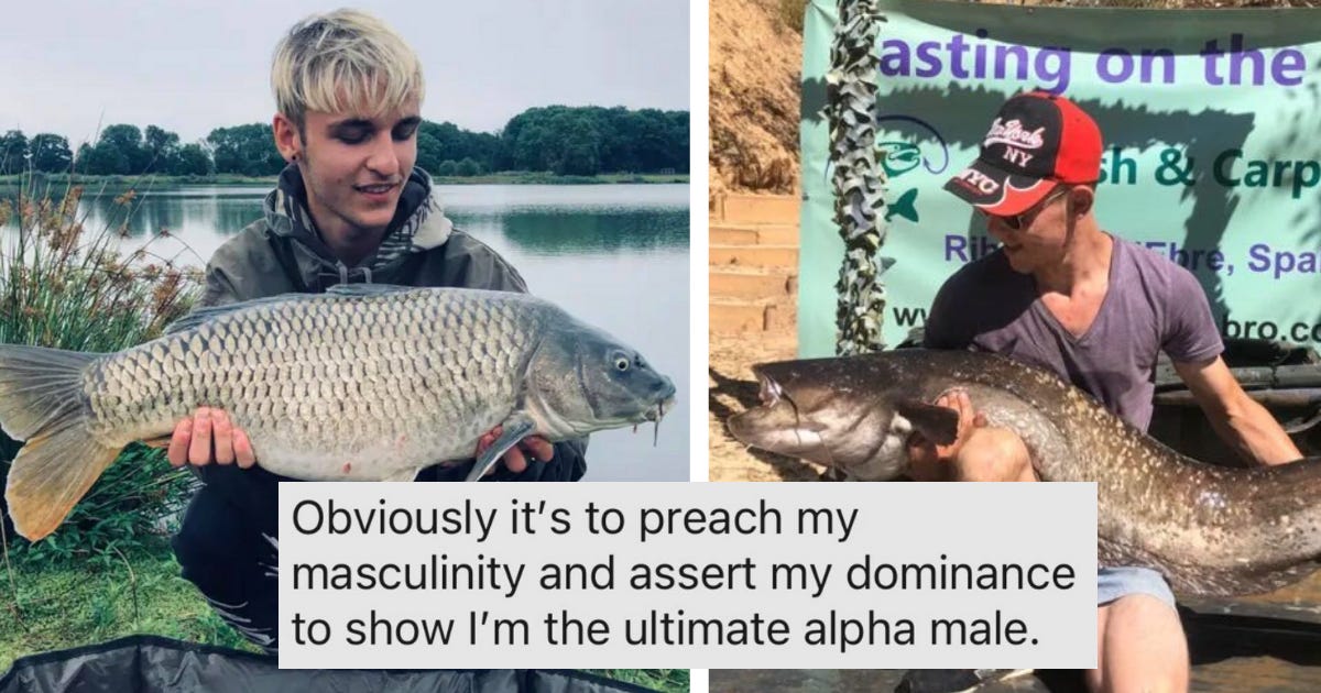 We asked men with fish pictures in their Tinder profile: Why?