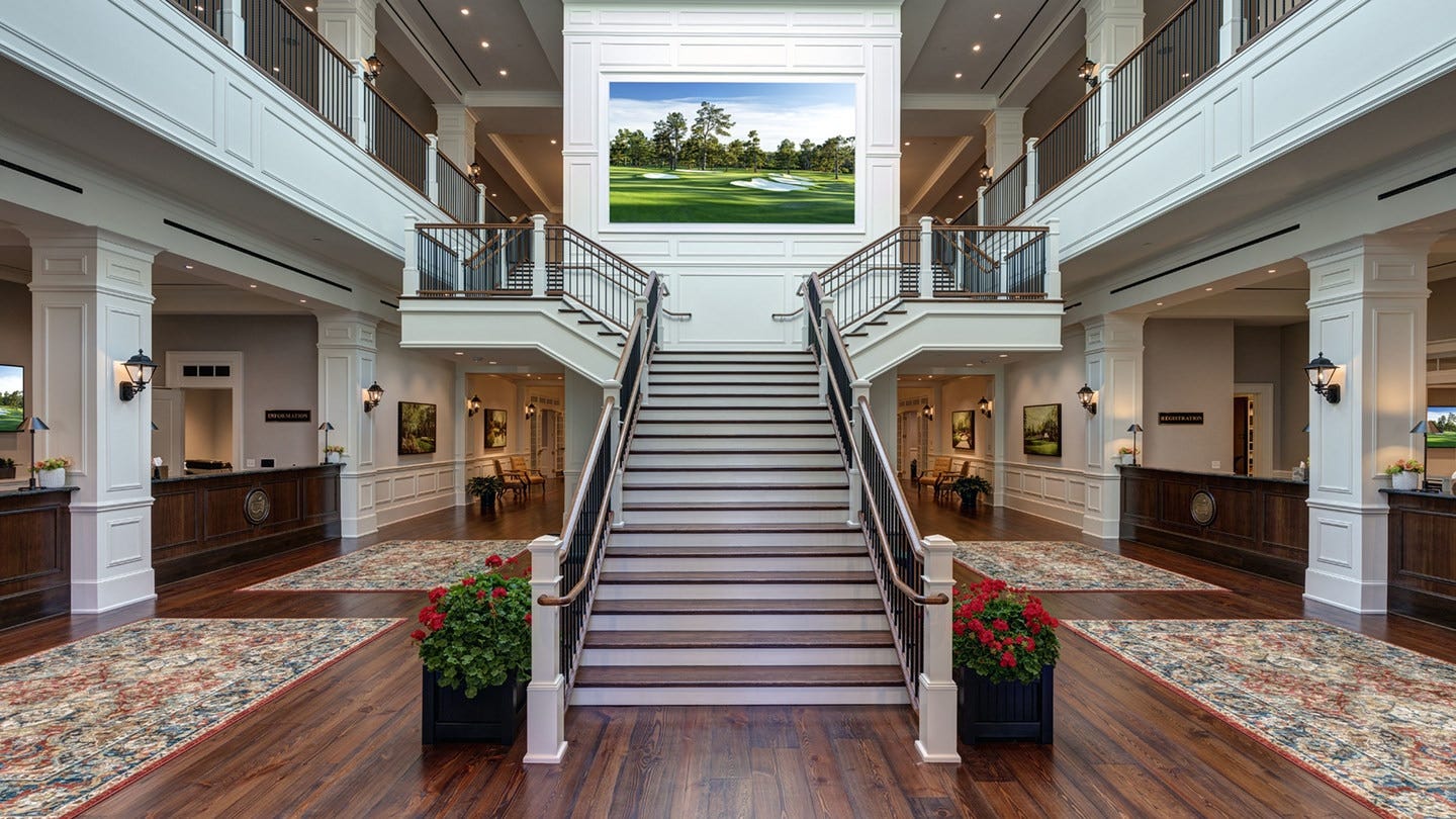 The New Press Building at Augusta National