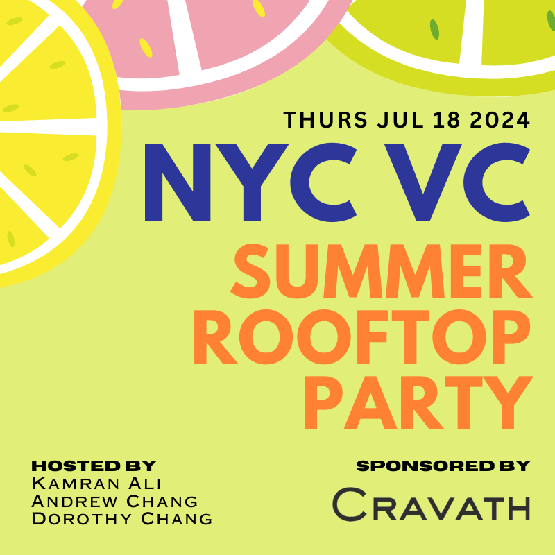 Cover Image for NYC VC Summer Rooftop Party