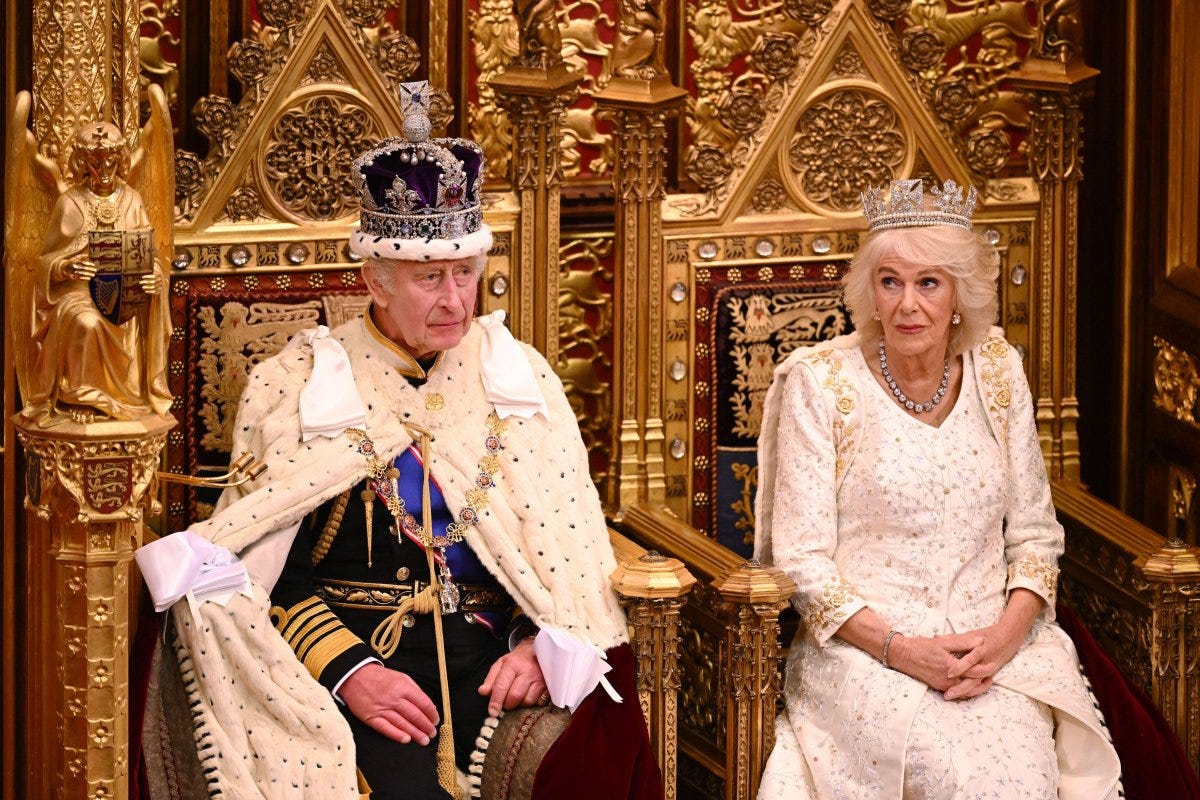 Queen Camilla's Dazzling Debut in the Diamond Diadem at the State Opening  of Parliament