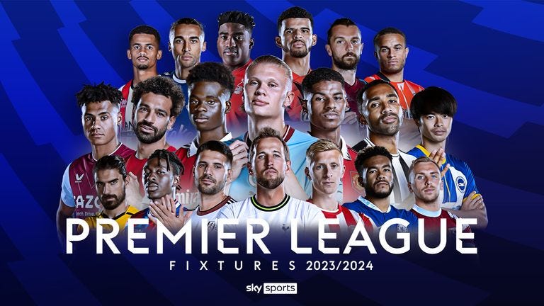 Premier League 2023/24 fixtures, dates, schedule: Champions Manchester City  kick off new season at Burnley | Football News | Sky Sports