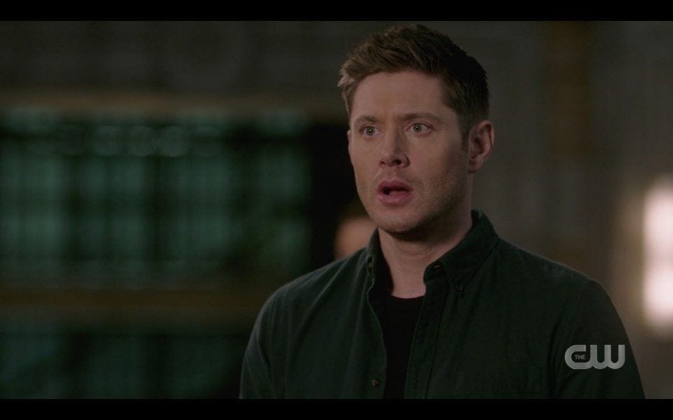 Jensen Ackles Dean reacts to Lisa Berry death in SPN 1512