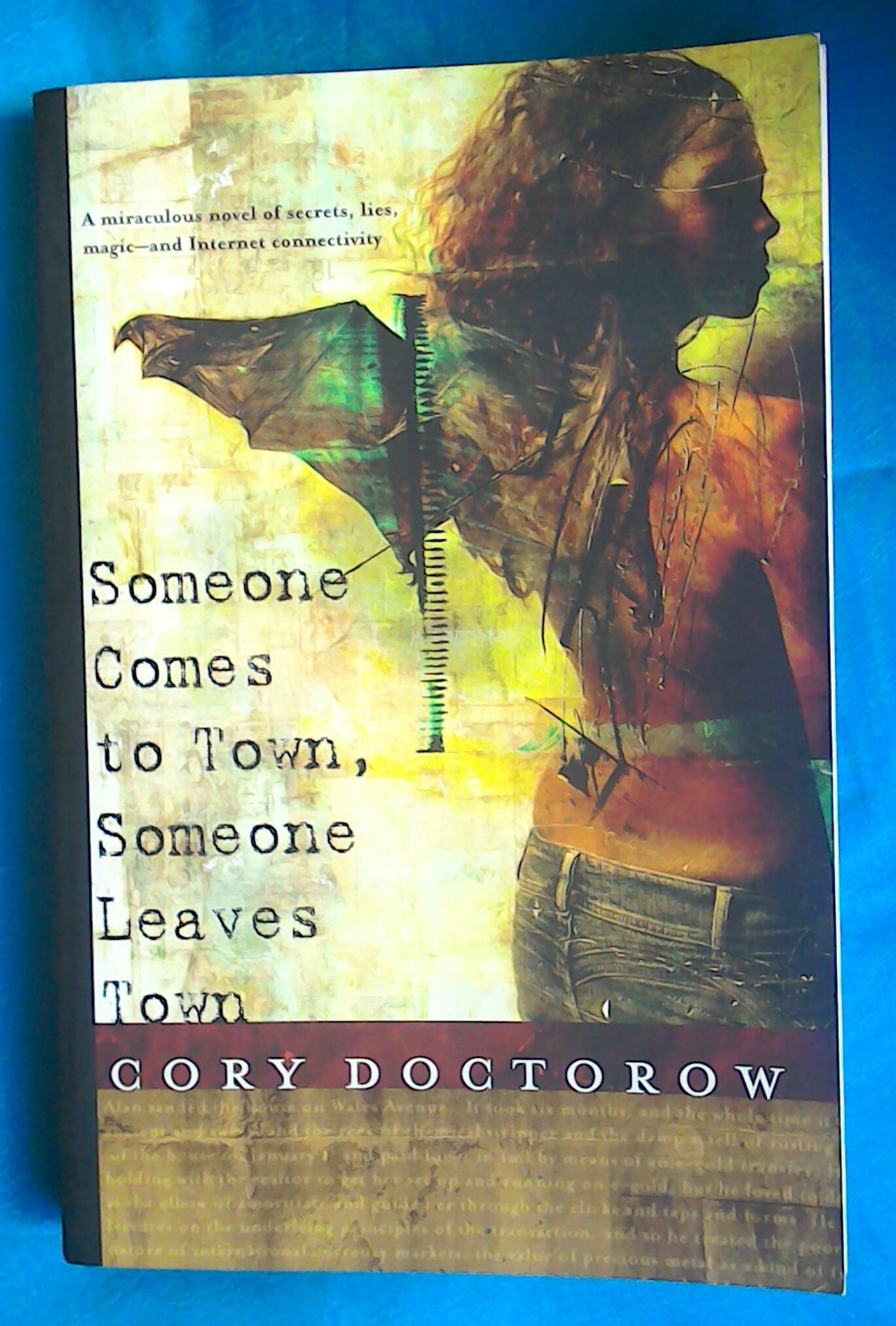 Cover of Someone Comes to Town, Someone Leaves Town by Cory Doctorow Cover of Someone Comes to Town, Someone Leaves Town by Cory Doctorow